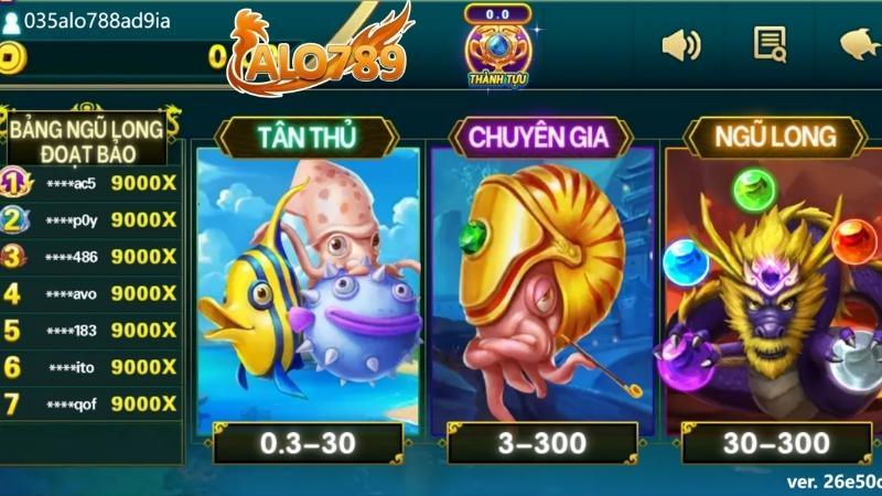 Chọn phòng và bắt đầu chơi